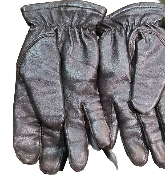 Bob Allen 313 Premier Insulated Leather Gloves, Brown, Medium 