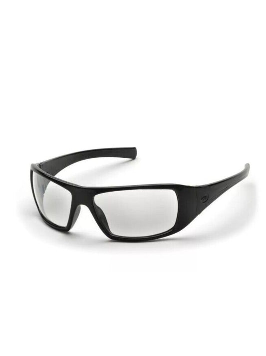 SB5610DT Goliath Safety Eyewear, Black Frame, Clear Anti-Fog Lens