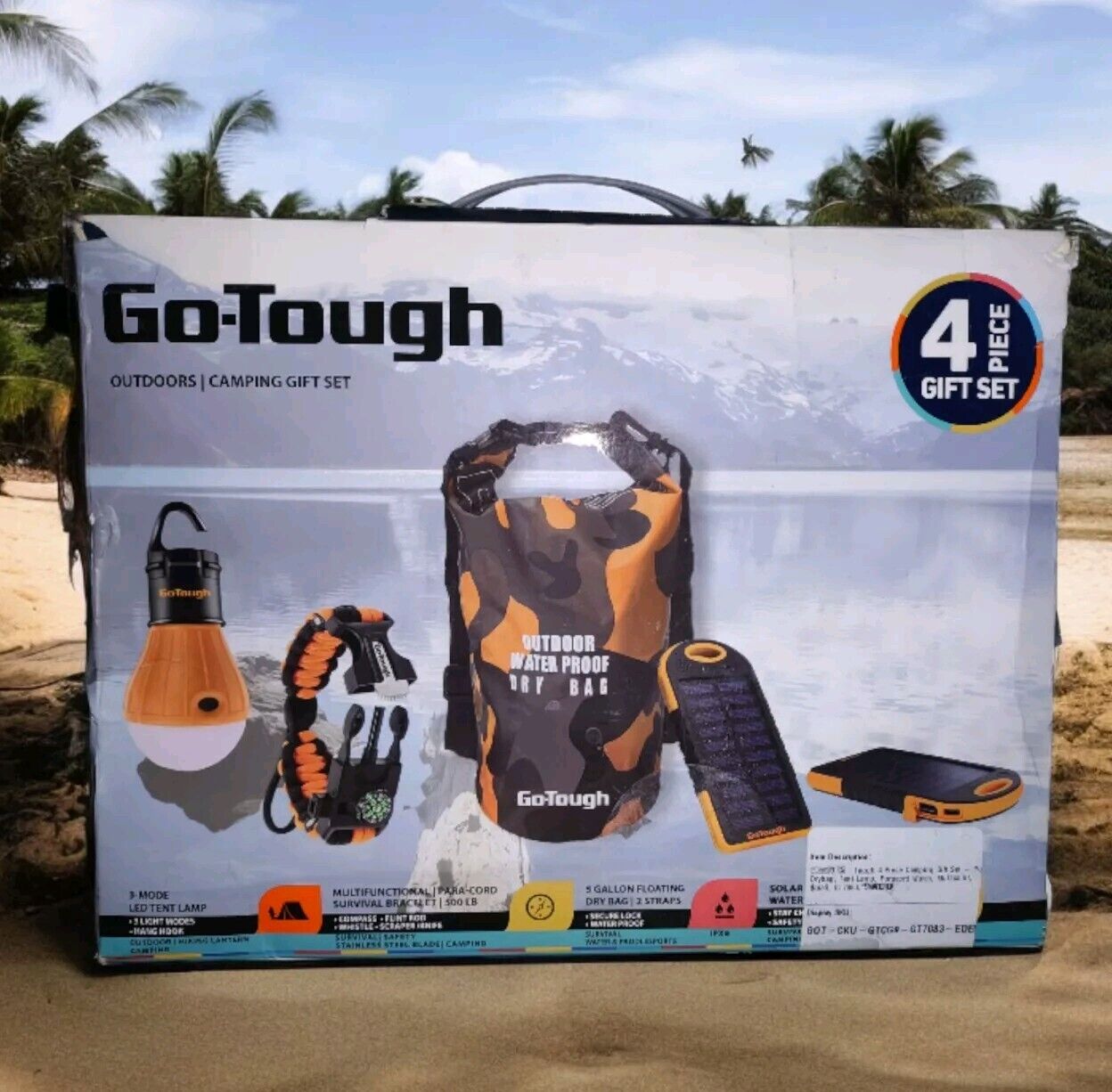 Go-Tough outdoors camping gift set 